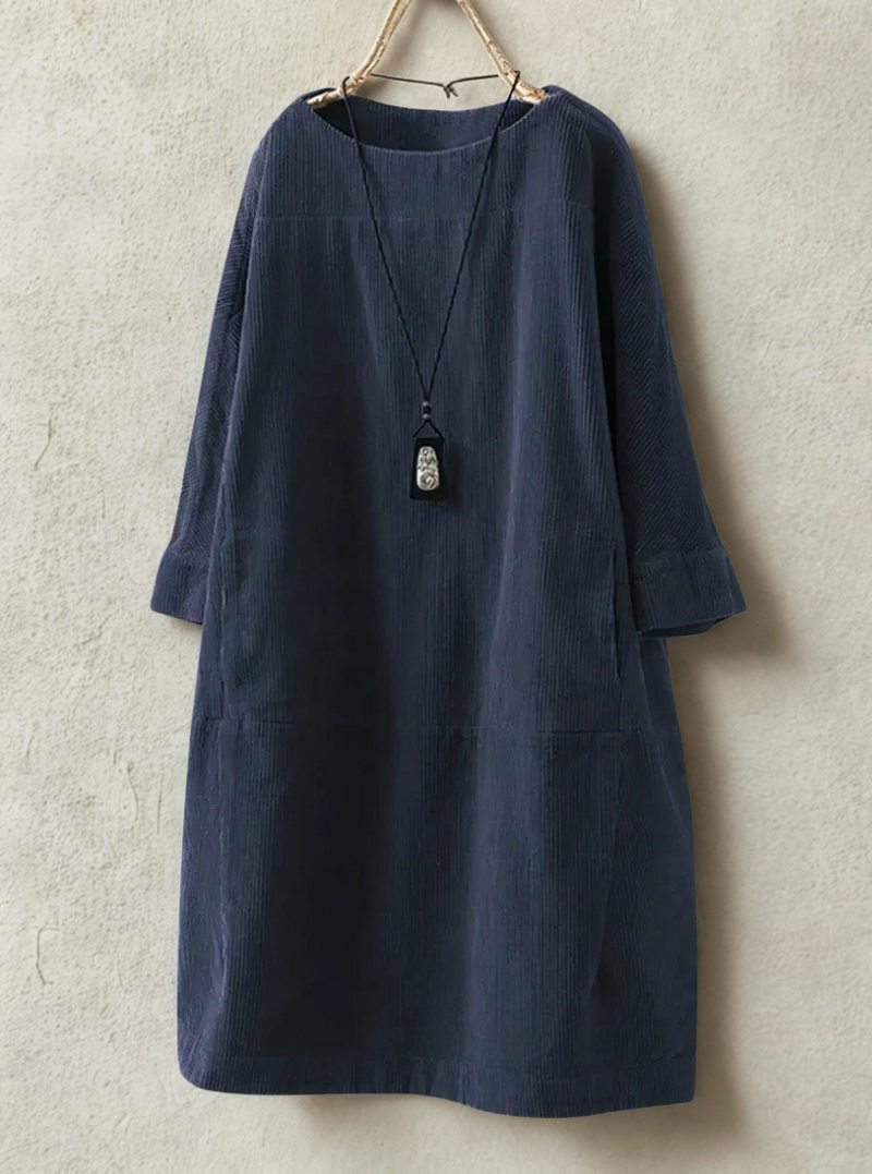 Marivelle - Classic Cord Tunic Dress