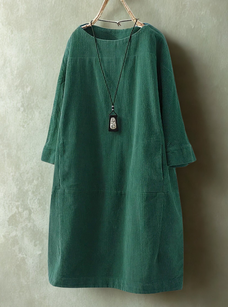 Marivelle - Classic Cord Tunic Dress