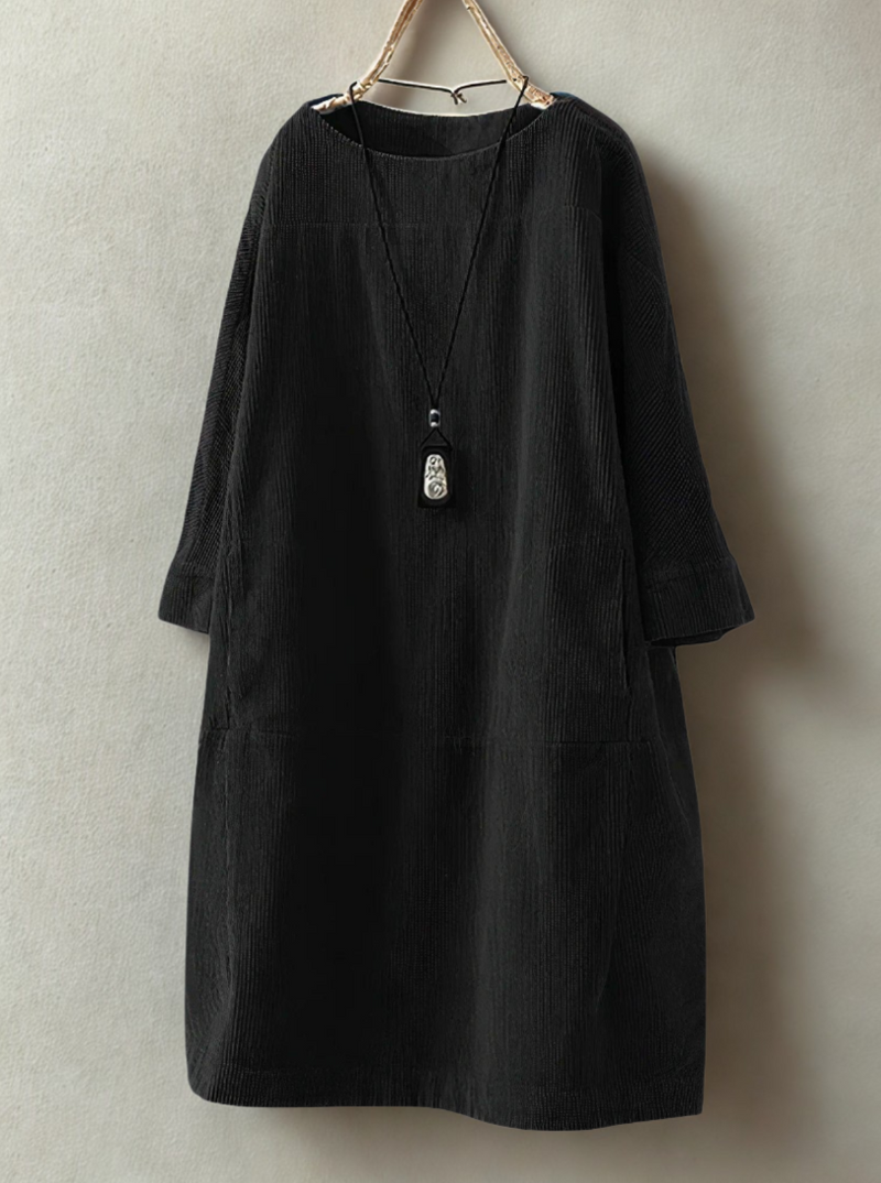 Marivelle - Classic Cord Tunic Dress