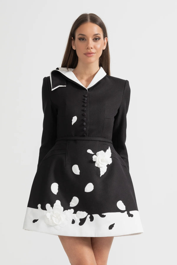 Thalya - Luxe Floral Embellished Dress