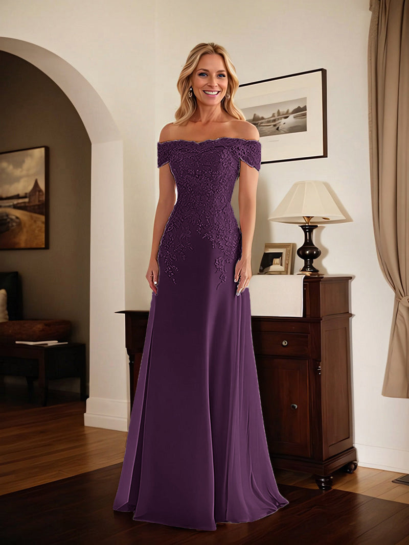 Eallise - Elegant Taupe Lace Dress