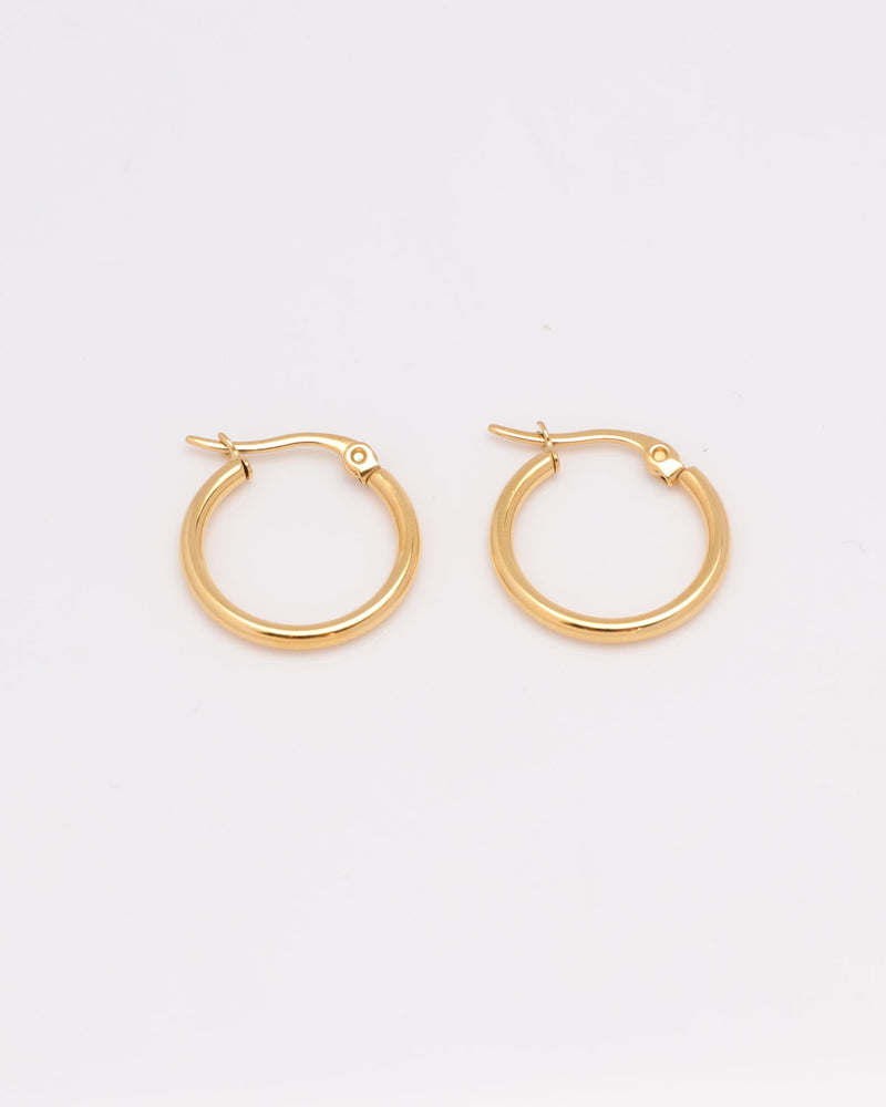 Luminara Gold Hoop Earrings