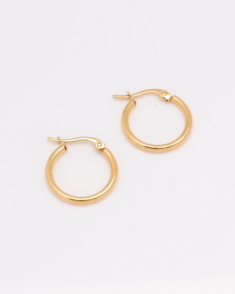 Luminara Gold Hoop Earrings