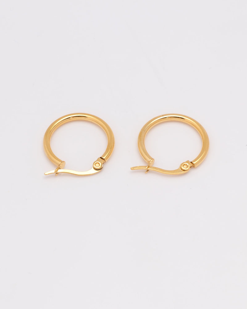 Luminara Gold Hoop Earrings