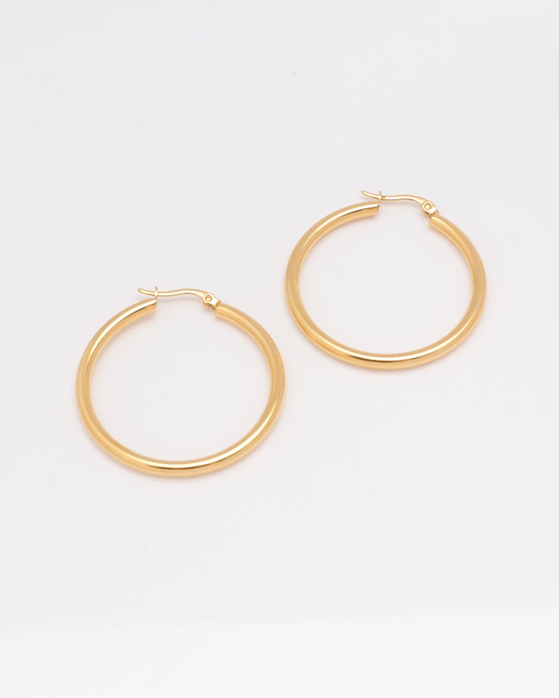 Eloise Gold Hoop Earrings