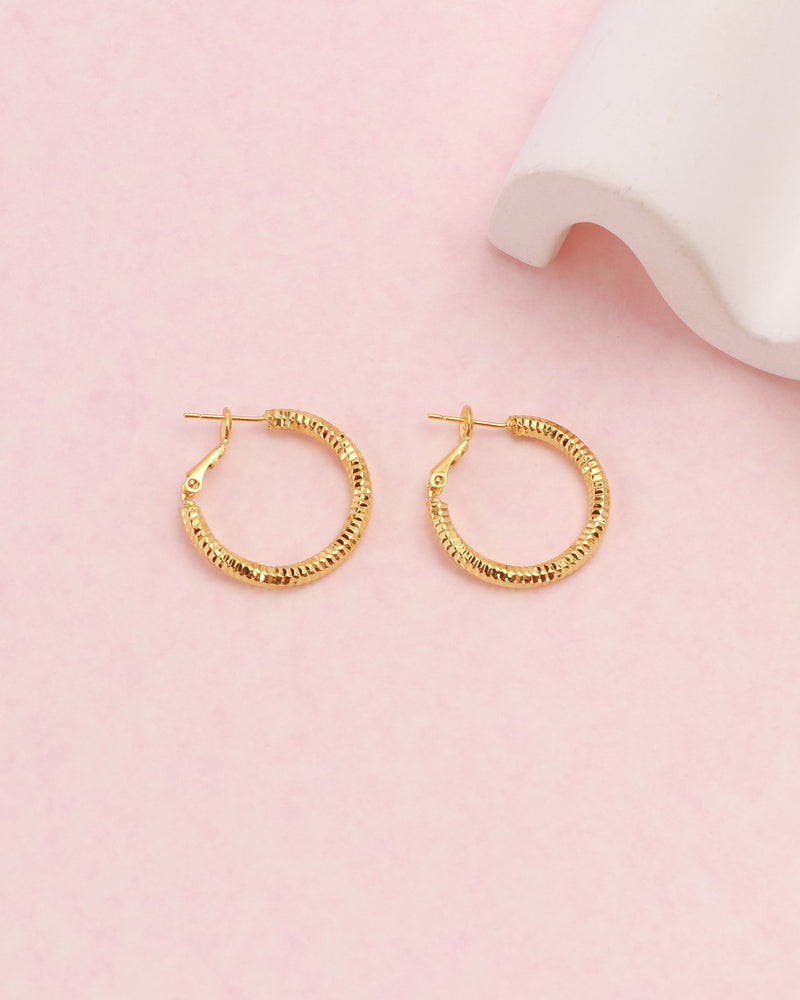 Adeline Gold Hoop Earrings