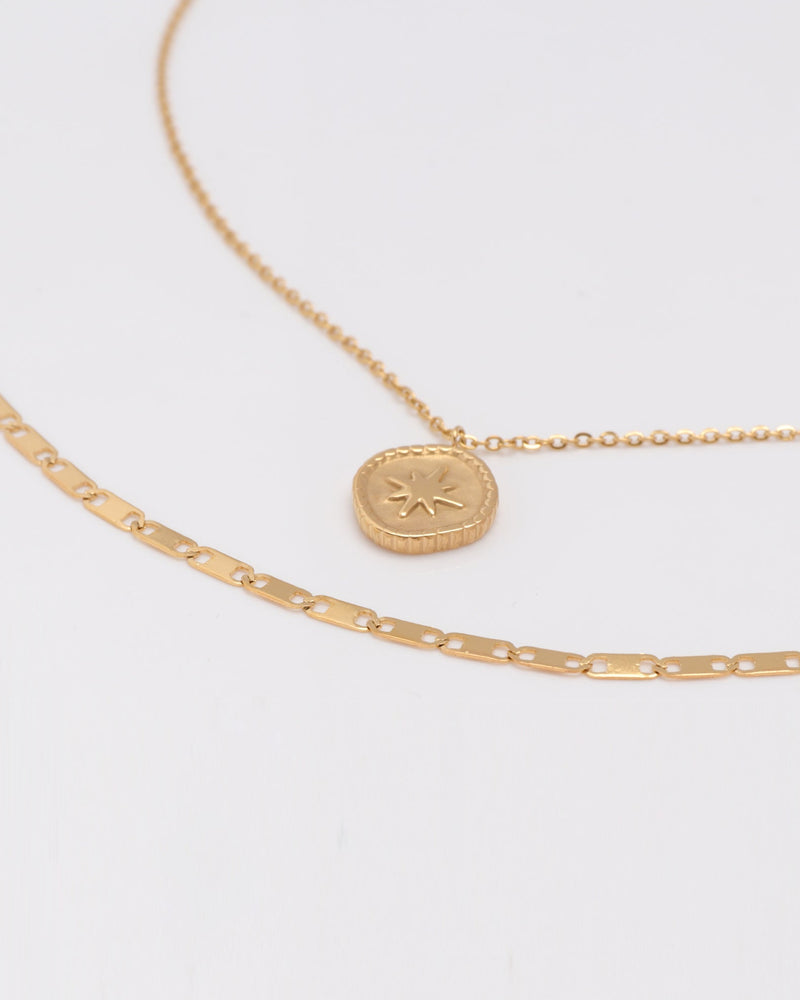 Stella Gold Star Layered Necklace