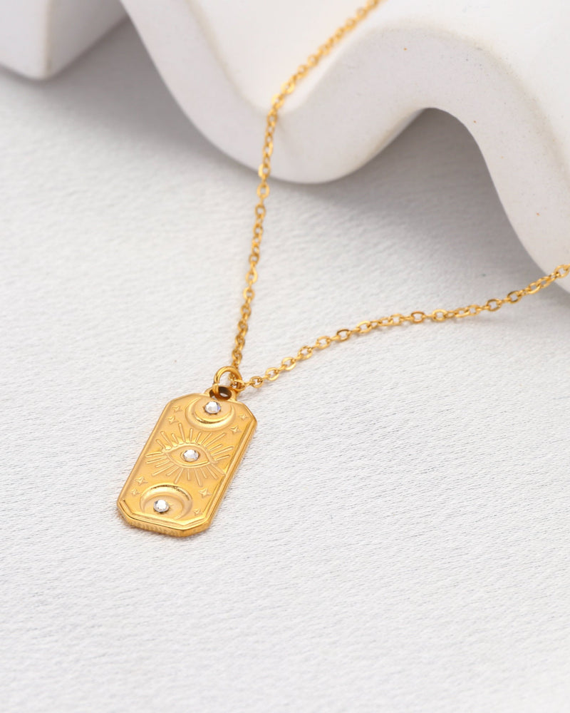 Selenia Gold Mystic Pendant Necklace