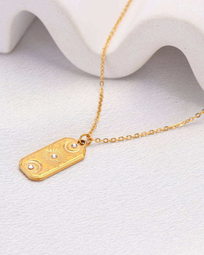 Selenia Gold Mystic Pendant Necklace