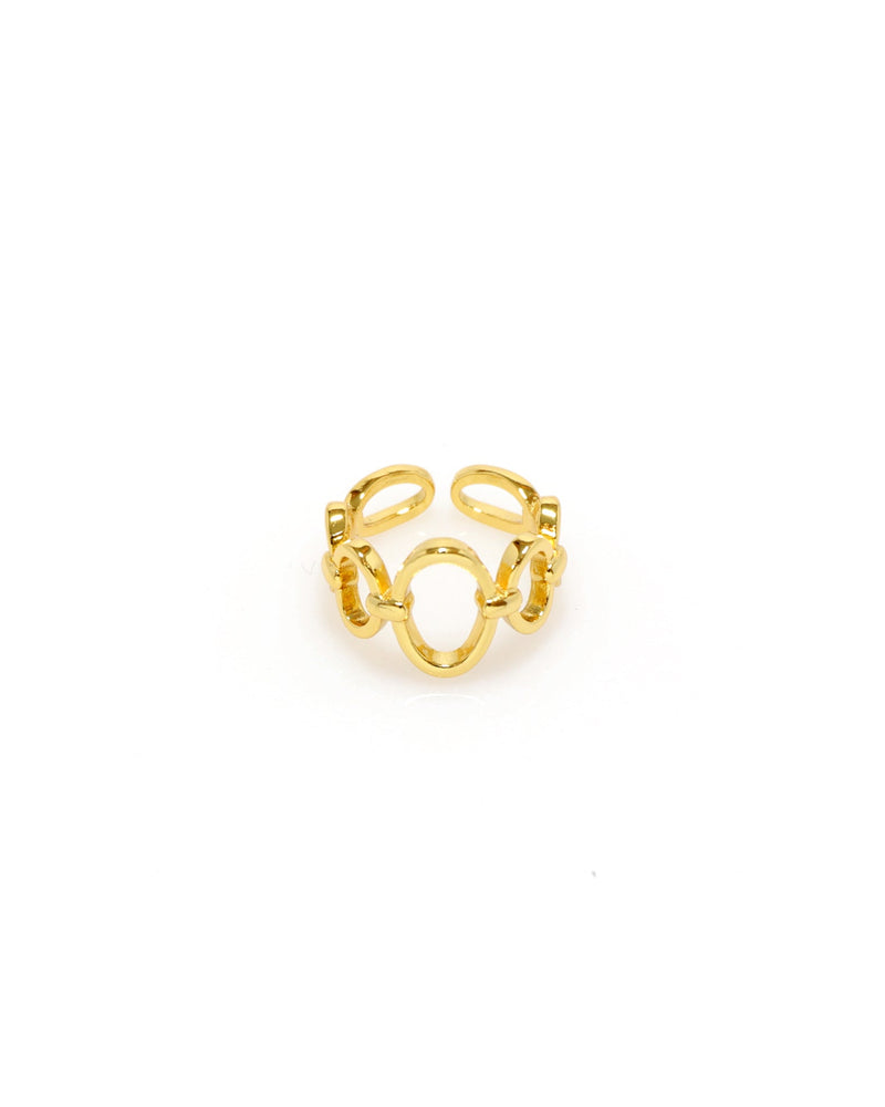 Celia Gold Chain Link Ring