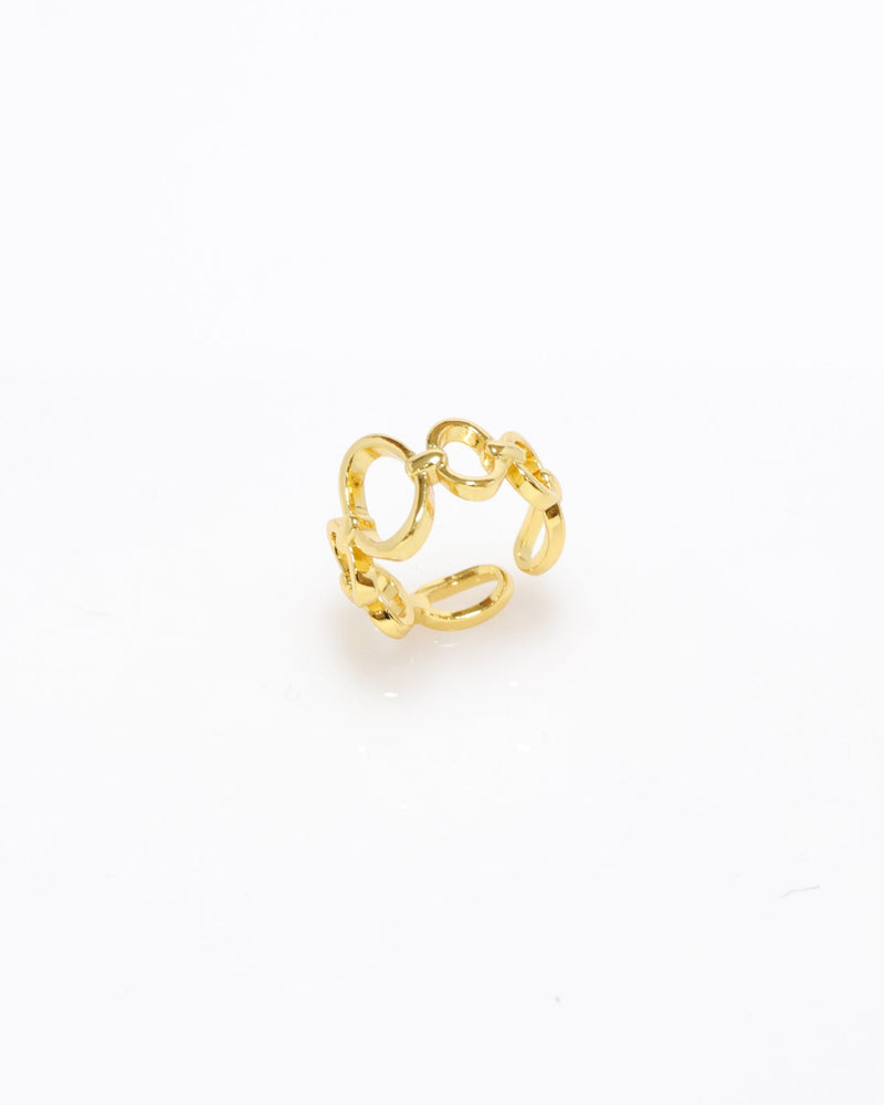 Celia Gold Chain Link Ring