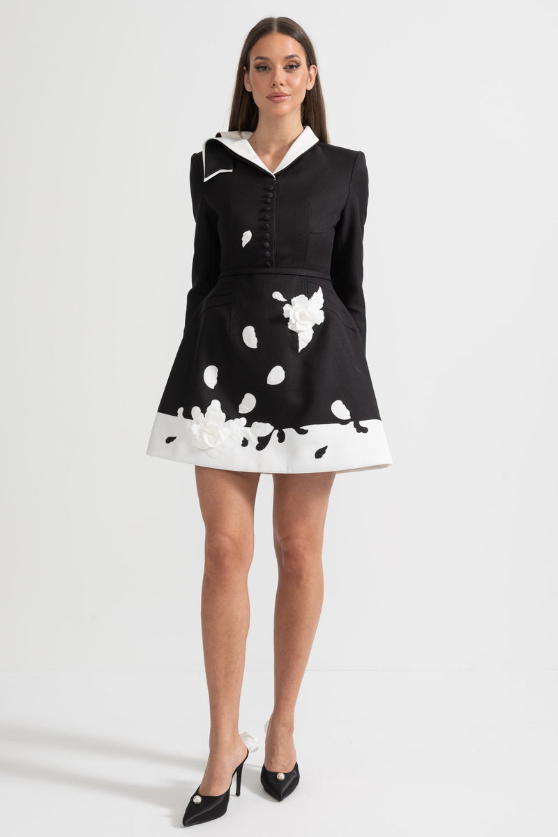 Thalya - Luxe Floral Embellished Dress