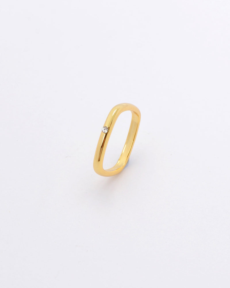 Quad Gold Square Ring