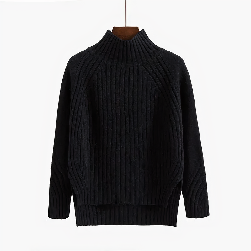 MIRTHA | Knitted Turtle Neck Sweater