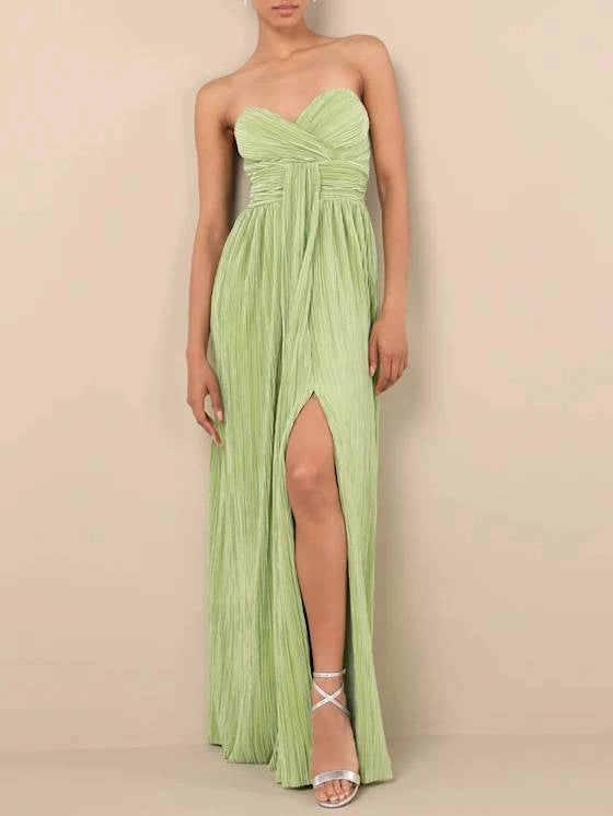 Kaia - Top Front Slit Dress