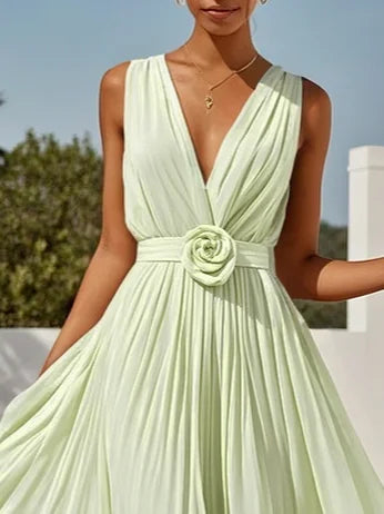 Lavenda - Elegant Chiffon Maxi Dress