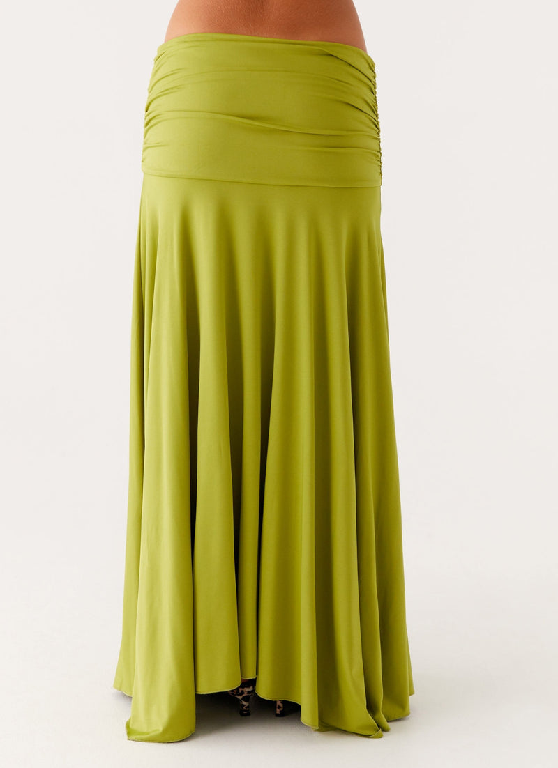 Liana - Elegant Ruched Maxi Set