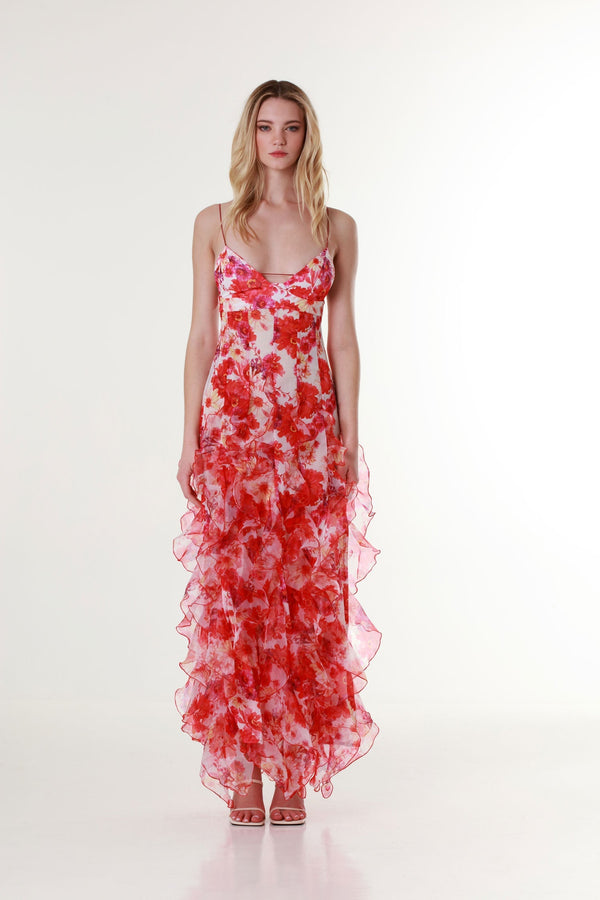 Silvana - Floral Luxe Maxi Dress