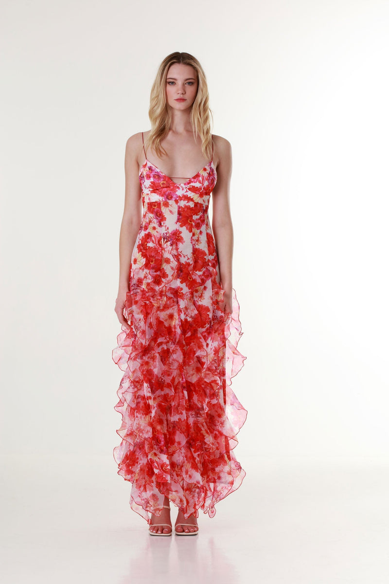 Silvana - Floral Luxe Maxi Dress
