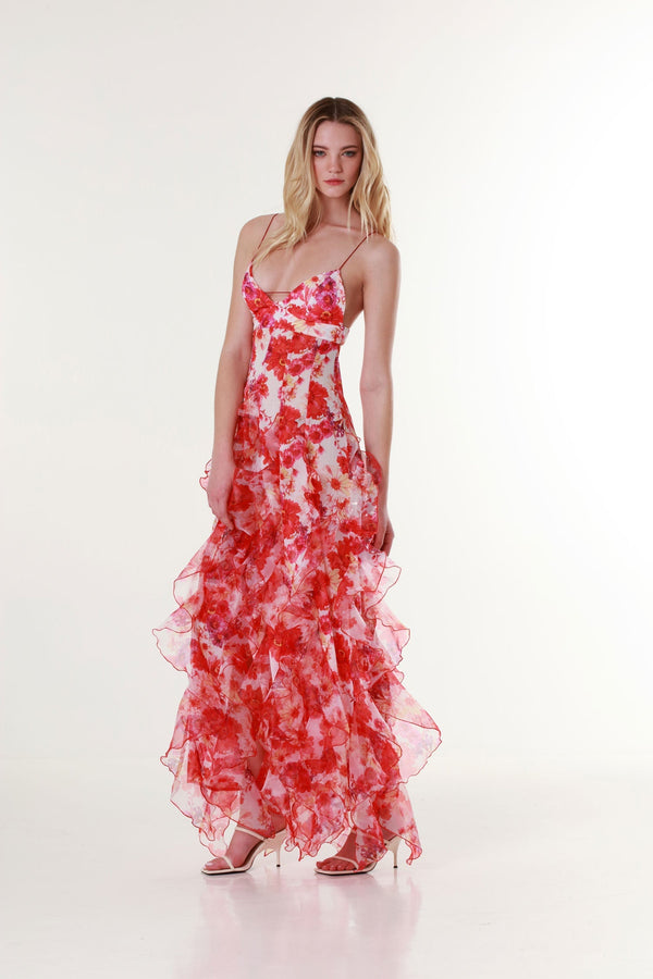 Silvana - Floral Luxe Maxi Dress