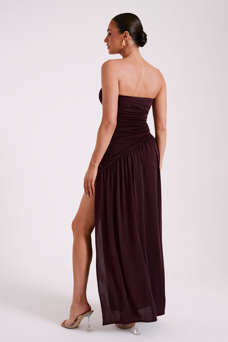 Mystic - Elegant Maroon Gown