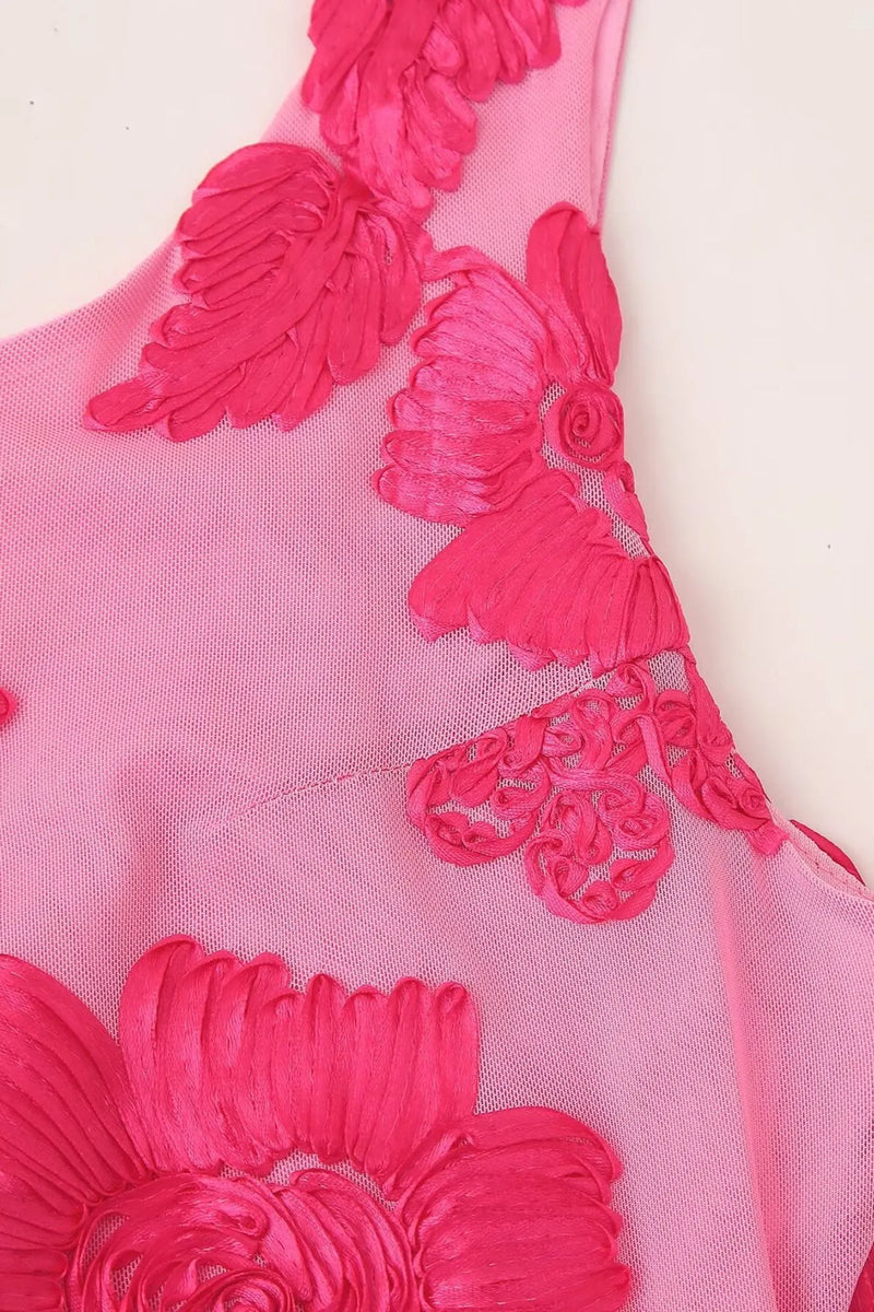 Amara - Luxe Rose Maxi Dress
