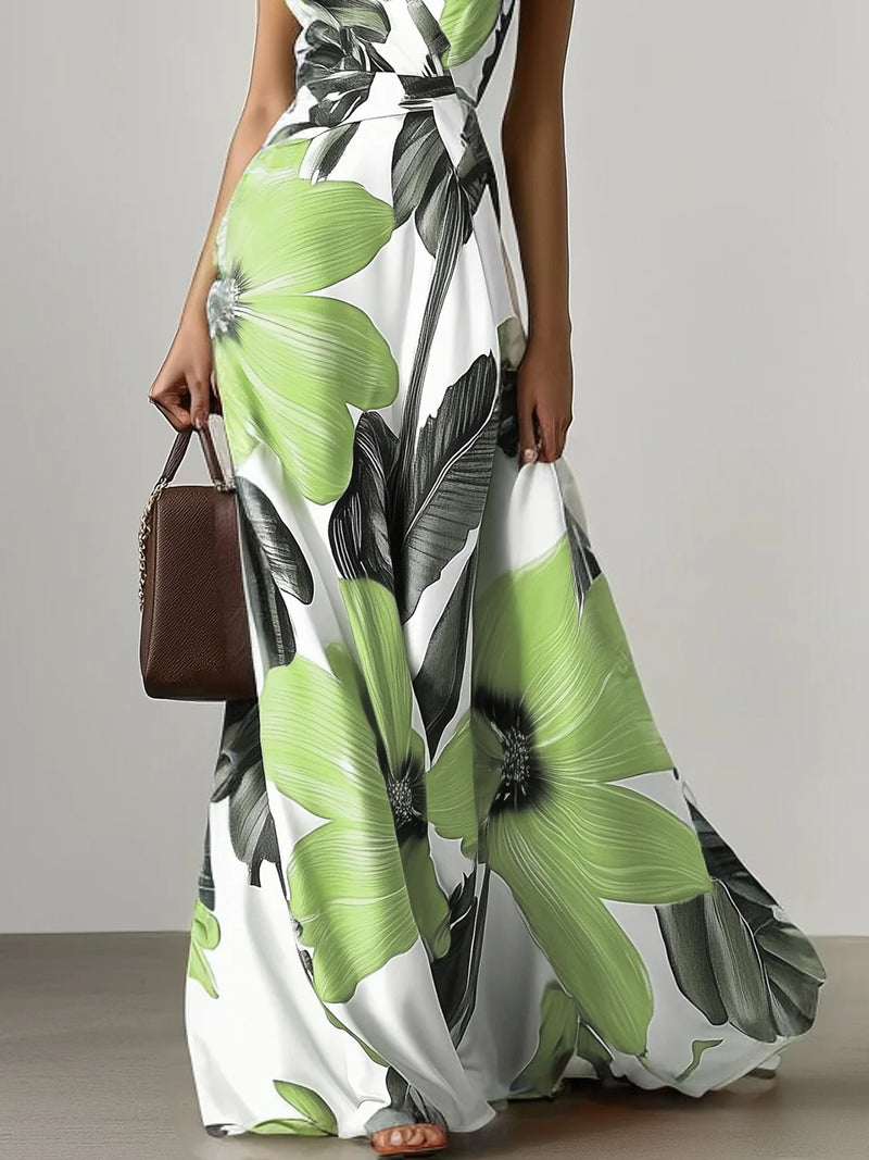 Olivia - Floral Classic Sleeveless Dress
