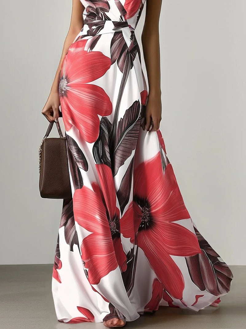 Olivia - Floral Classic Sleeveless Dress