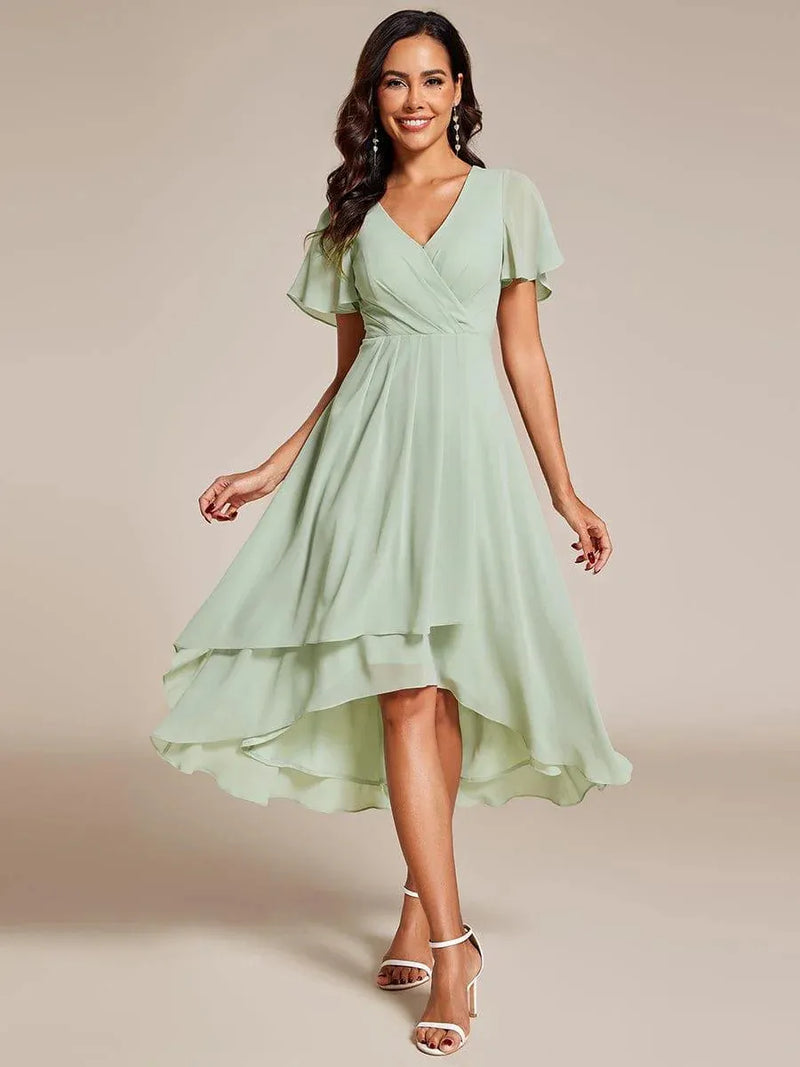 Paulma - Ruffle Sleeve Midi Dress