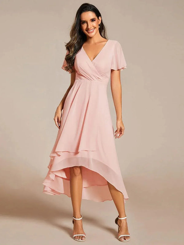 Paulma - Ruffle Sleeve Midi Dress