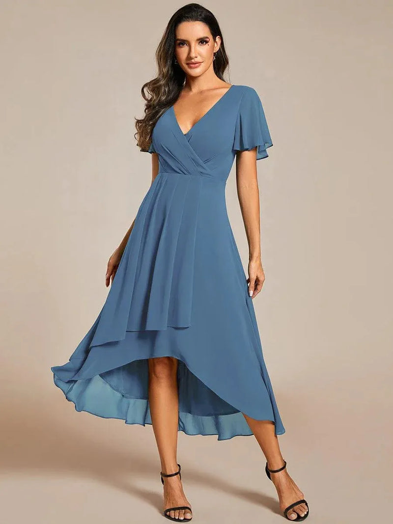 Paulma - Ruffle Sleeve Midi Dress
