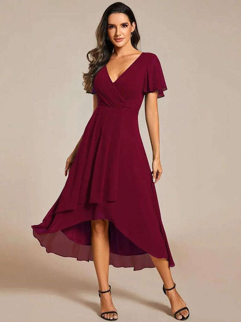 Paulma - Ruffle Sleeve Midi Dress