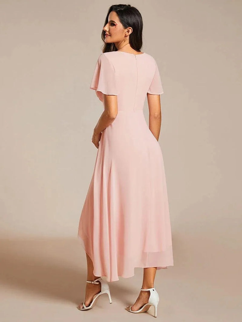 Paulma - Ruffle Sleeve Midi Dress