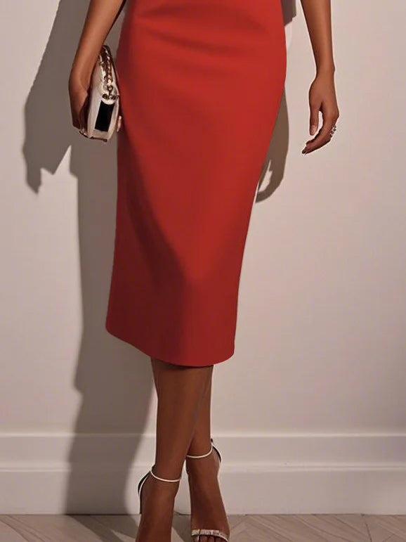 Perela - Classic Pearls Midi Dress