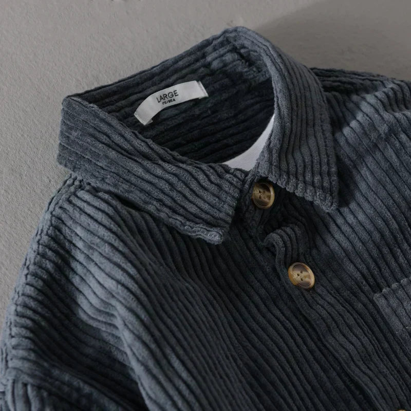 Matthew™ | Timeless Corduroy Button-Up Shirt