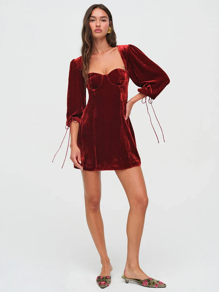 Nova - Backless Mini Bodycon Dress
