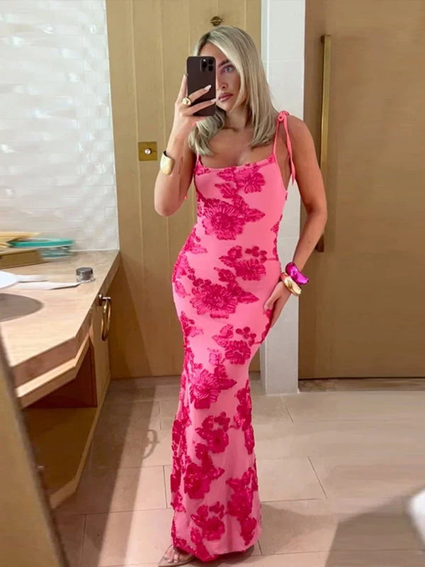 Rose - Elegant Rose Maxi Dress