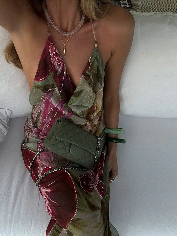 Marzia - Slit Cut Maxi Dress