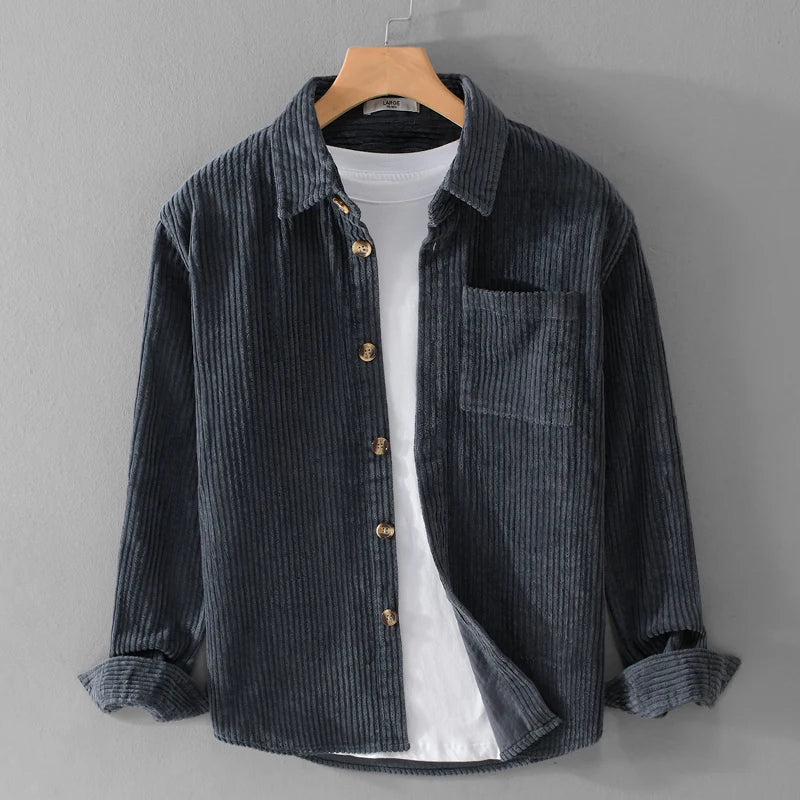Matthew™ | Timeless Corduroy Button-Up Shirt