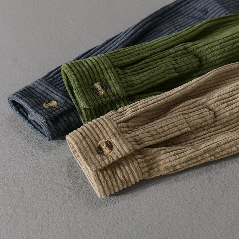 Matthew™ | Timeless Corduroy Button-Up Shirt