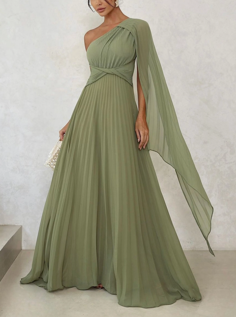 Lucy - Elegant Flowing Pleated Dress