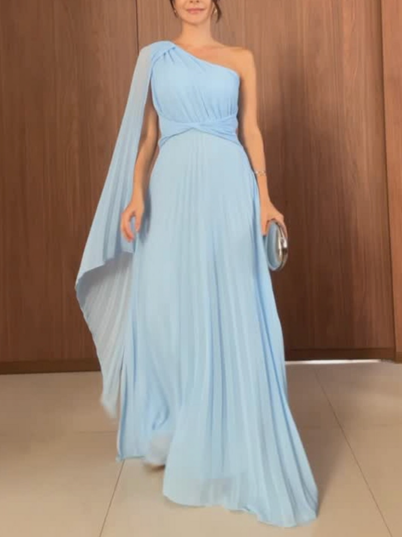 Lucy - Elegant Flowing Pleated Dress