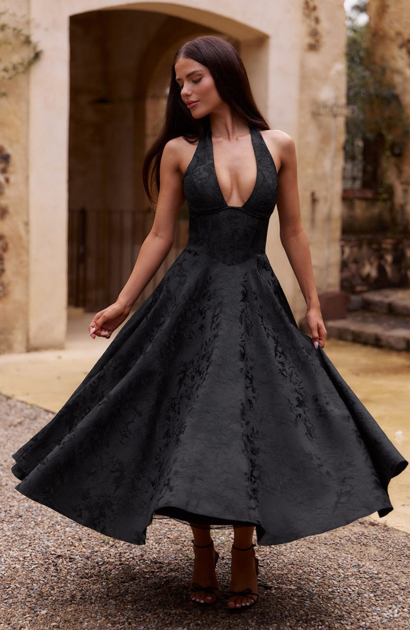 Effie -Elegant Midi Dress