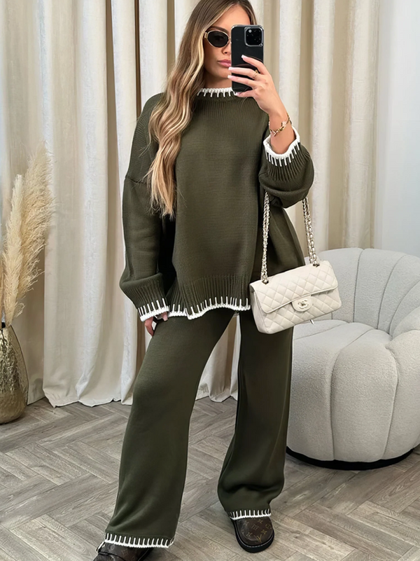 Madeleine | Cozy Knit Two-Piece Loungewear Set