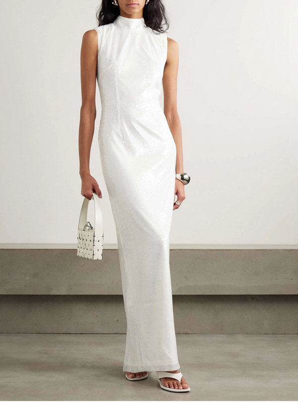 Carlott - Sequined Sleeveless Maxi Dress