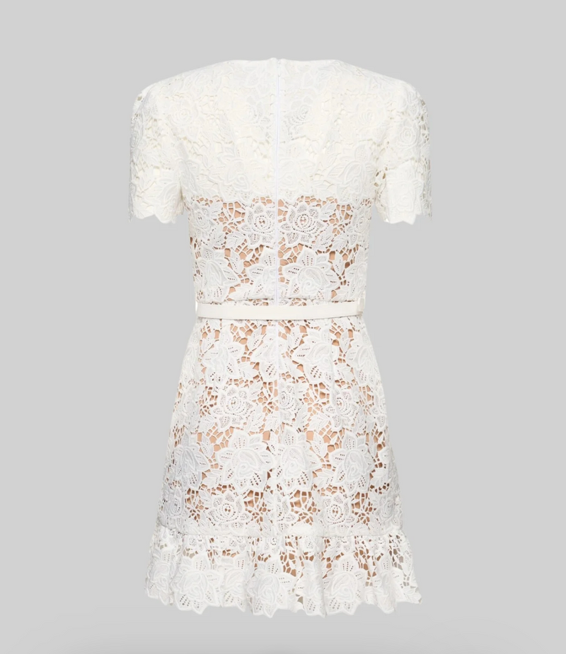 Elowen - Short Sleeve Embroidered Dress