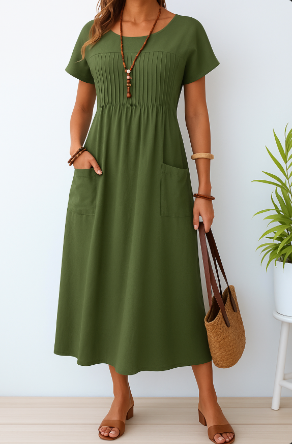 Brittany - Elegant Dress with Pockets