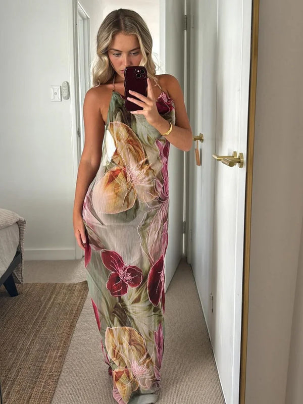 Marzia - Slit Cut Maxi Dress