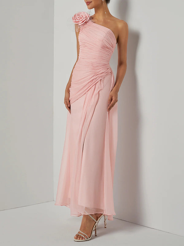 Sheatha - Floral Chiffon Gown Dress