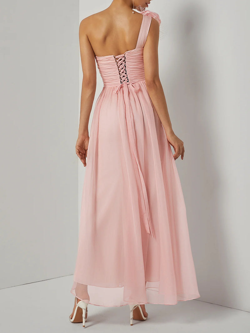 Sheatha - Floral Chiffon Gown Dress